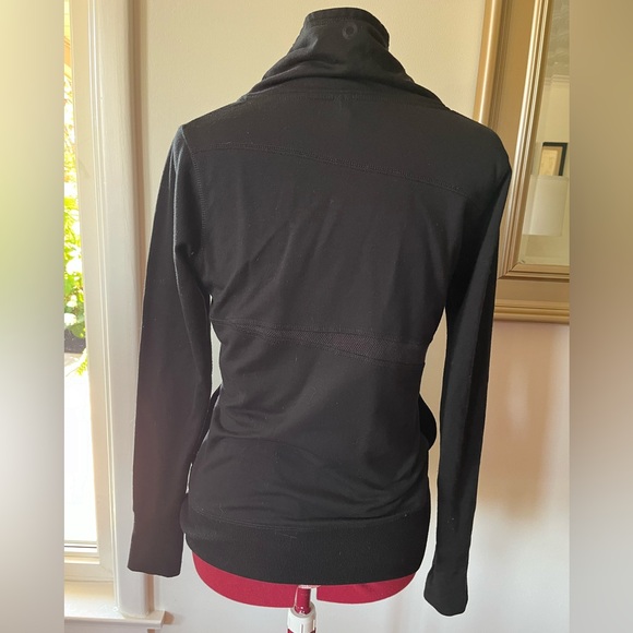 BLACK FUNNEL NECK SWEATSHIRT - Picture 6 of 11